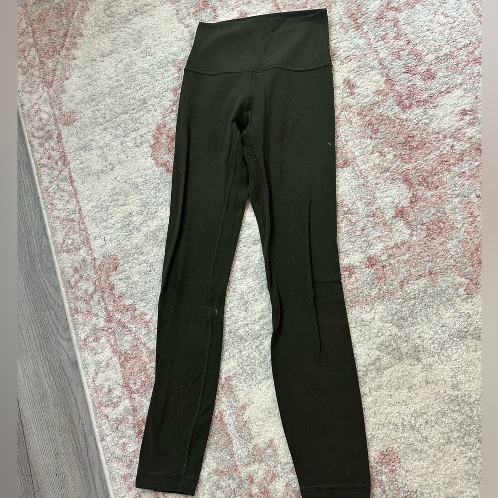 Dark Olive Lulu Lemon Align Leggings